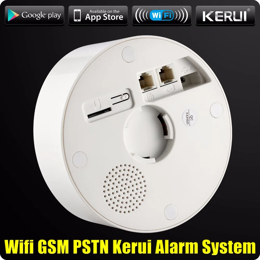 KERUI W2 WiFi GSM PSTN RFID Управление 2,4 дюймов TFT цветной дисплей домашняя охранная сигнализация Wifi IP камера Флешка WiFi сирена S