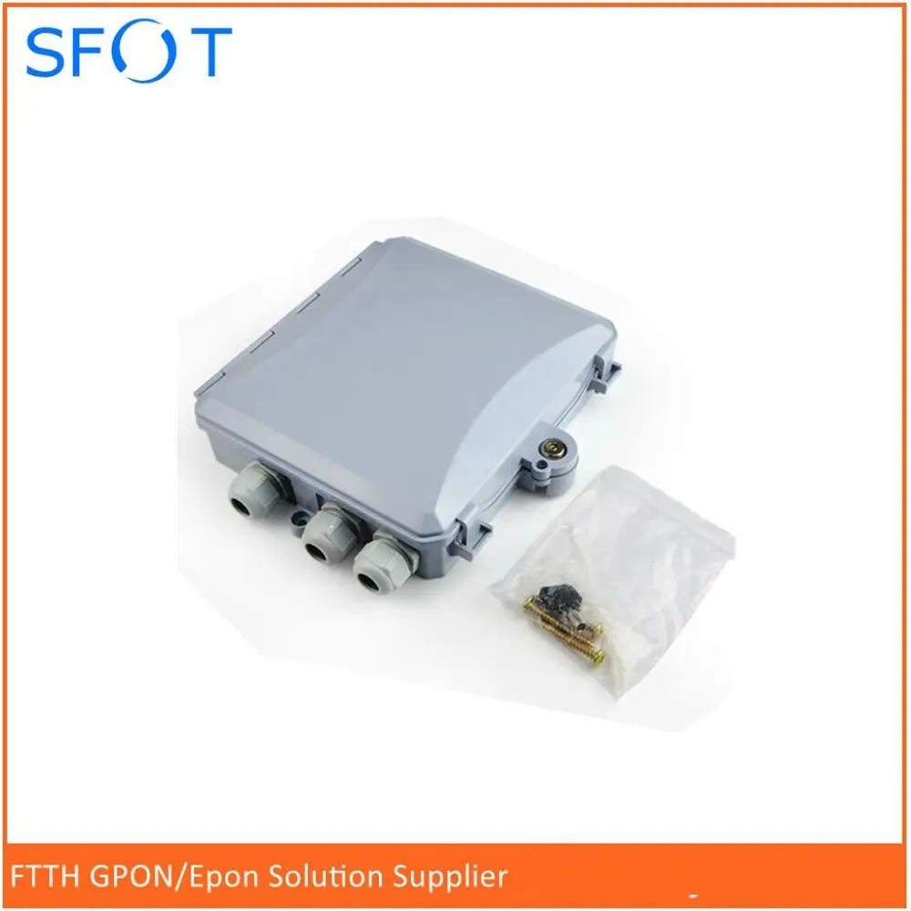 

FTTH Fiber Tool, FTTH Fiber optical termination box for 1*8 PLC or 2pcs 1*4 Fiber splitter