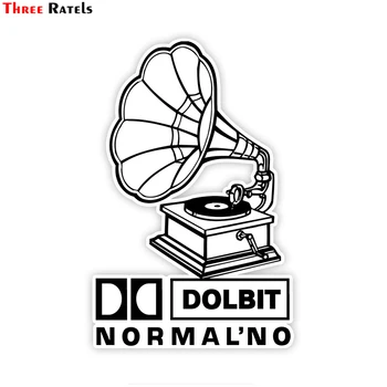 

Three Ratels TZ-1852# 11x17cm dolbit normal'no colorful car sticker funny car stickers styling removable decal