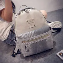 Neue Teenager Mädchen Damentasche Mode Samt Rucksäcke Pleuche Casual Style Mädchen Reißverschluss Taschen Flut pu geprägt weibliche schulter