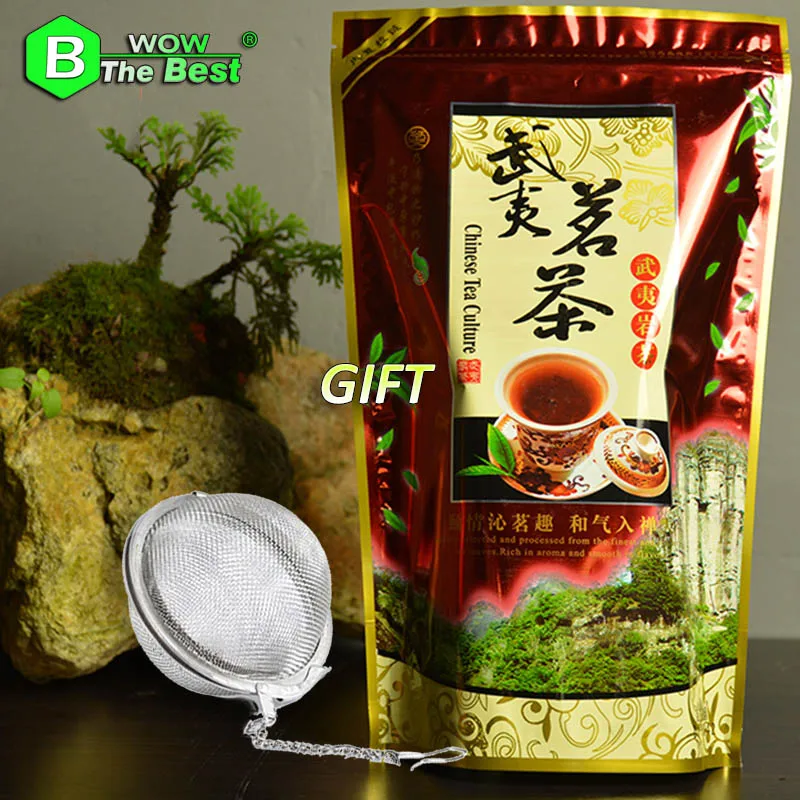  1PC Tea strainer+200g Oolong Tea Da Hong Pao RouGui Cinnamon Chinese Tea Dahongpao Big Red Robe Dahunpao Te Slimming Tea 