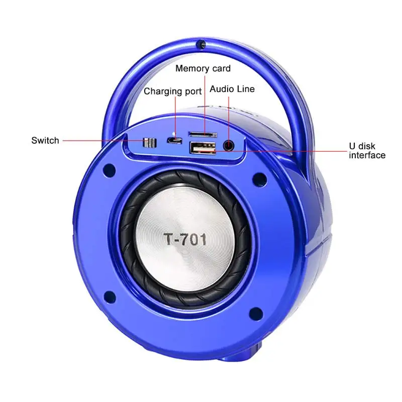 GYKZ портативный динамик водонепроницаемый Bluetooth открытый сабвуфер бас