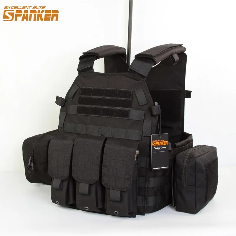  EXCELLENT ELITE SPANKER Hunting Molle Vests Tactical Army Camouflage Men's Vest Outdoor Jungle CS T