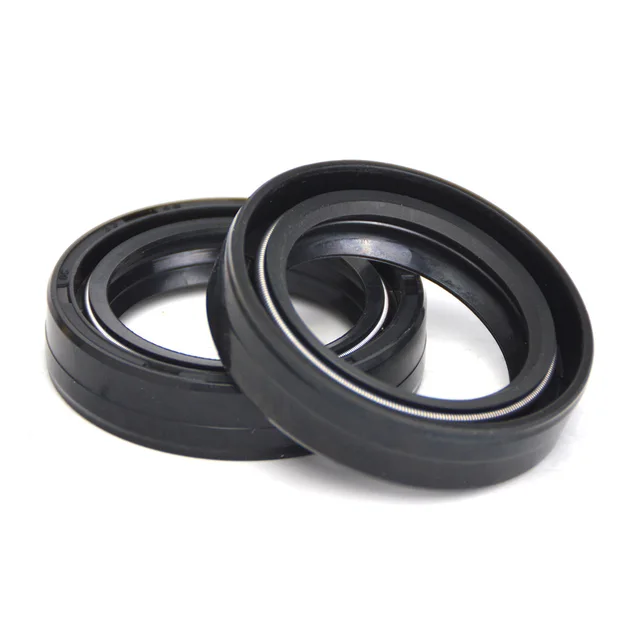2PCS Motorcycle Parts Rubber Front Shock Absorber fork Oil Seal for