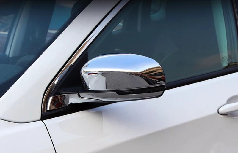 

For Jeep Compass 2017 ABS Chrome Rearview Mirror Cover Side Mirror Cover Trim 2pcs Car Styling Accessories