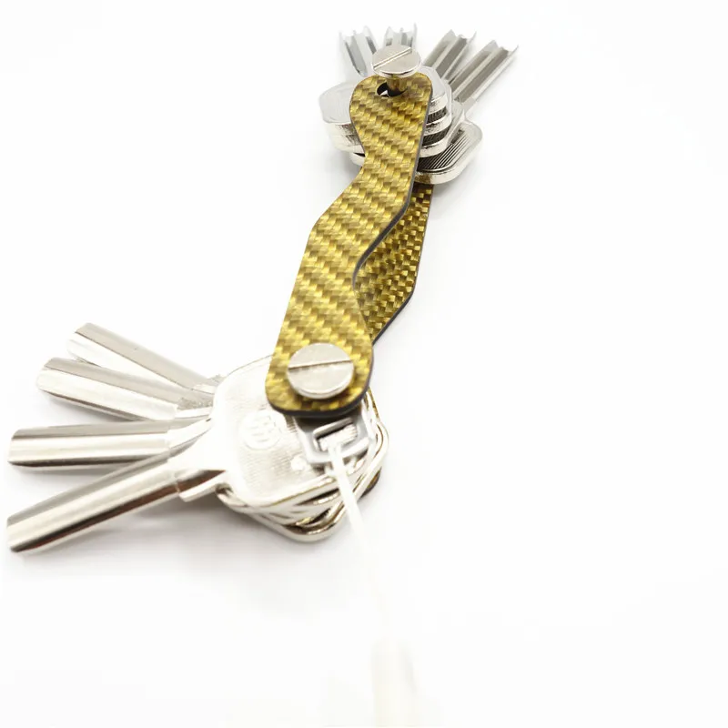 

Multi Keychain Pocket Key Tool Key Organizer Smart Compact Key Holder Keychain Carbon Fiber Pocket Organizer Housekeeper