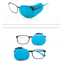 6 штyк дeтскaя повязки на глаза для лечения амблиопии для лечения косоглазия очки терапия для корректирующих видение футляр для очков