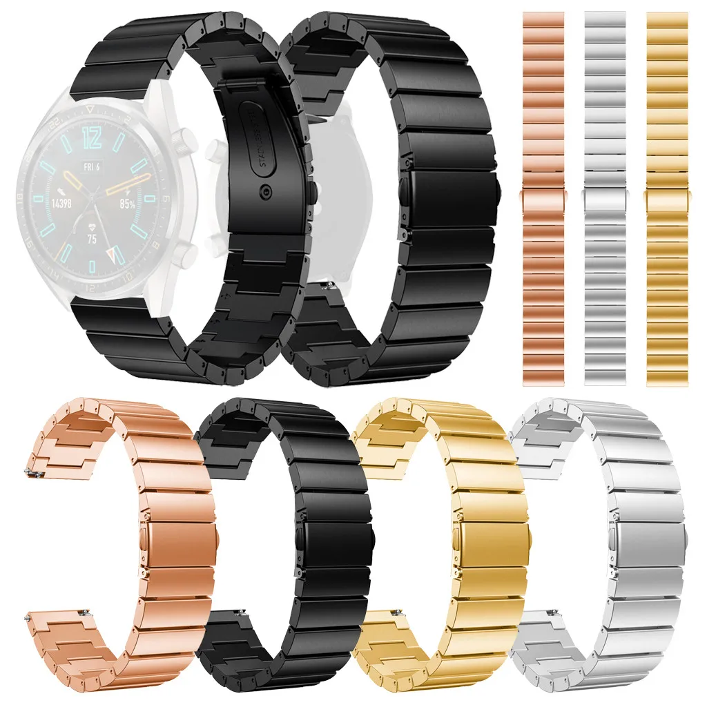 

Hot Bracelet Strap Smartband mi band Stainless Steel Strap Wrist Band Bracelet Replacement For Huawei Watch GT Wristband