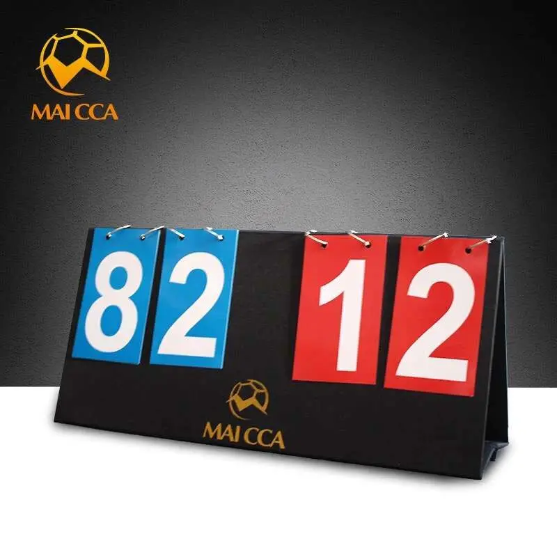 New Volleyball Scoreboard 4 digit Sports score board for basketball table tennis handball badminton football goal scoring plate digit scoreboard sports referee soccer coach score board for basketball football badminton volleyball table tennis equipment