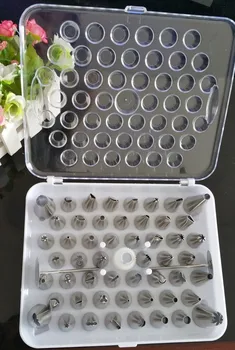

Cake Decorating 52Pcs/set Good Quality Stainless steel Icing Piping Nozzles Pastry Tips Set Cake Baking Tools Accessories