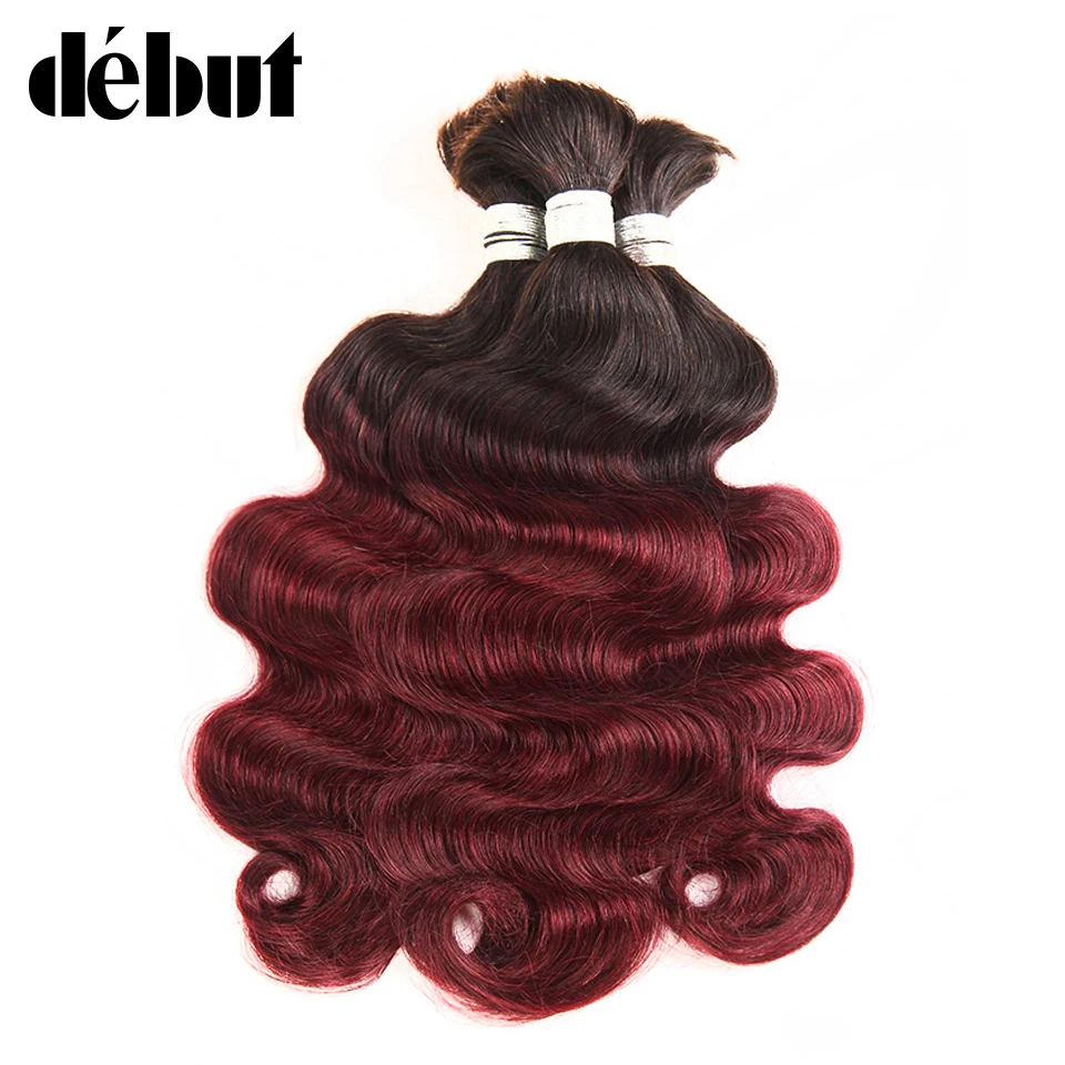 For Sale Debut No Weft Remy Brazilian Body Wave Bulk Human Hair