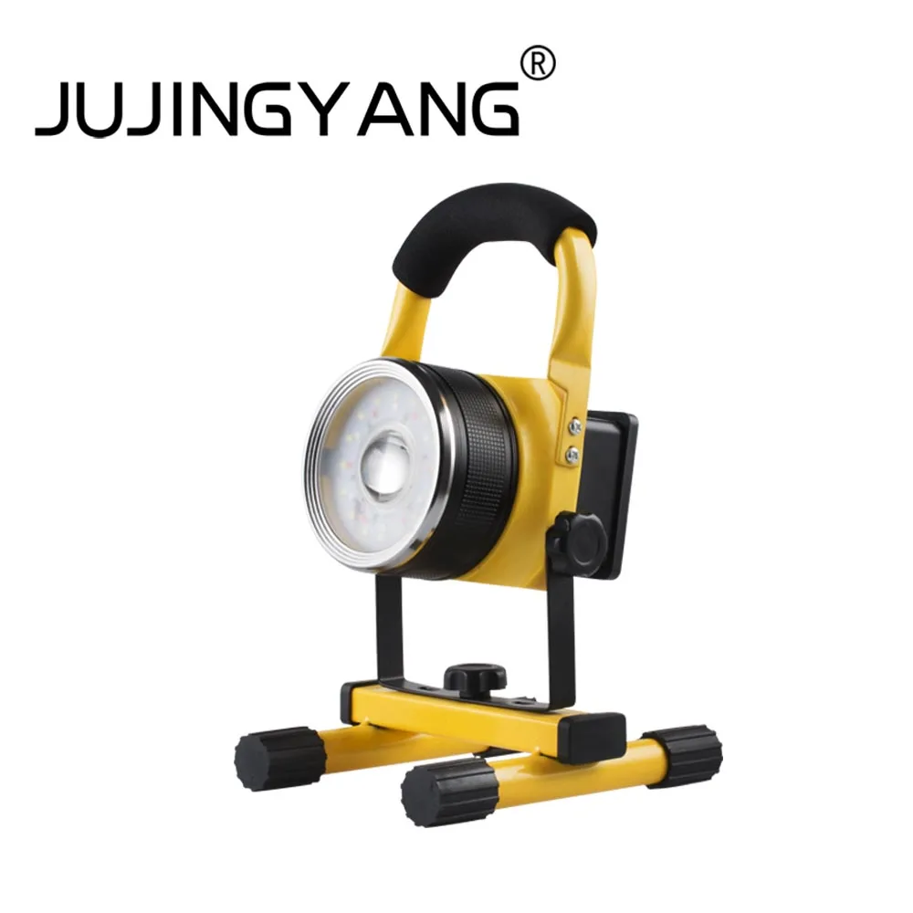 

30W led portable projector torch rechargeable searchlight high power wireless handheld reflector