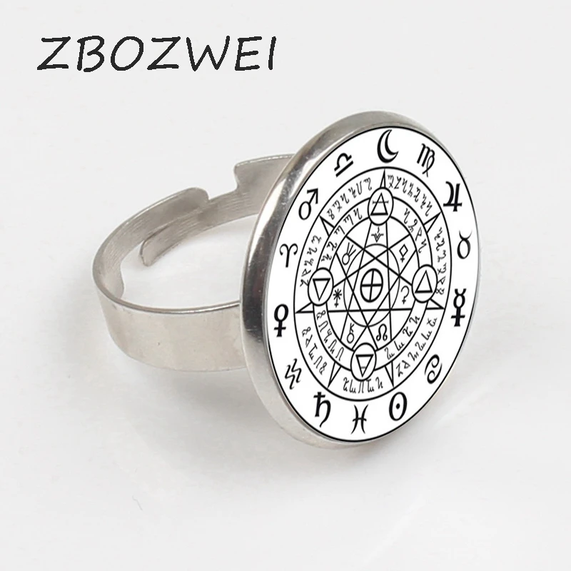 ZBOZWEI 2018 Sigil черное волшебное кольцо для женского платья|Кольца| |
