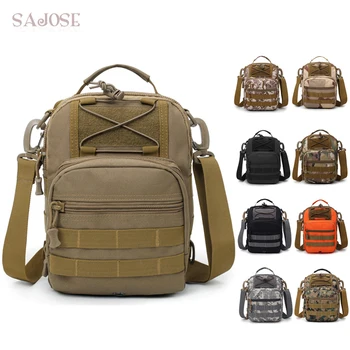 

Outdoor Climbing Men Tactical Chest Bag Camouflage Crossbody Bag Wearproof Military Molle Shoulder Bag For Hiking Equipment