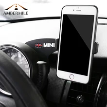 AMBERMILE автомобильный держатель мобильного телефона кронштейн Юнион Джек украшения для BMW Mini Cooper F55 F56 F54 Clubman автомобильные аксессуары для укладки