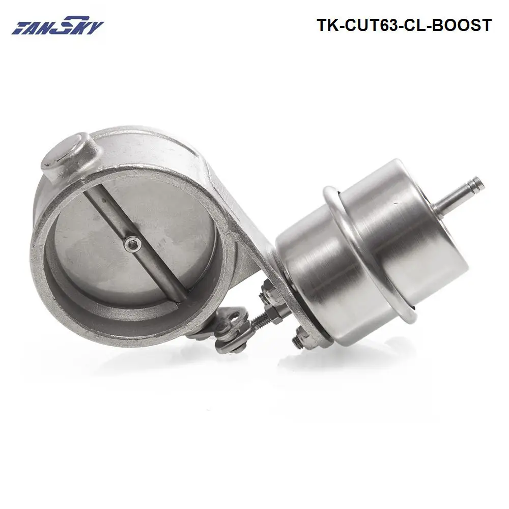 Клапан управления выхлопом набор повышающий привод закрытый стиль 63 мм давление трубы: около 1 бар для Ford Focus TK-CUT63-CL-BOOST