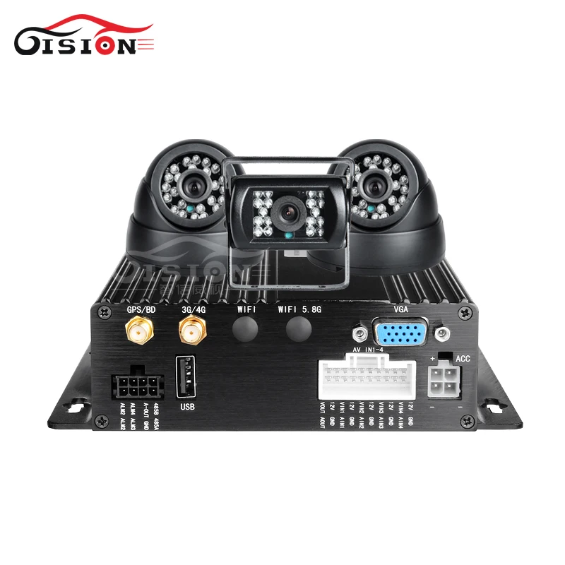 3 шт. Gision Truck 2.0MP HD камеры + CCTV 4CH 4G GPS трек в реальном времени наблюдение онлайн SD