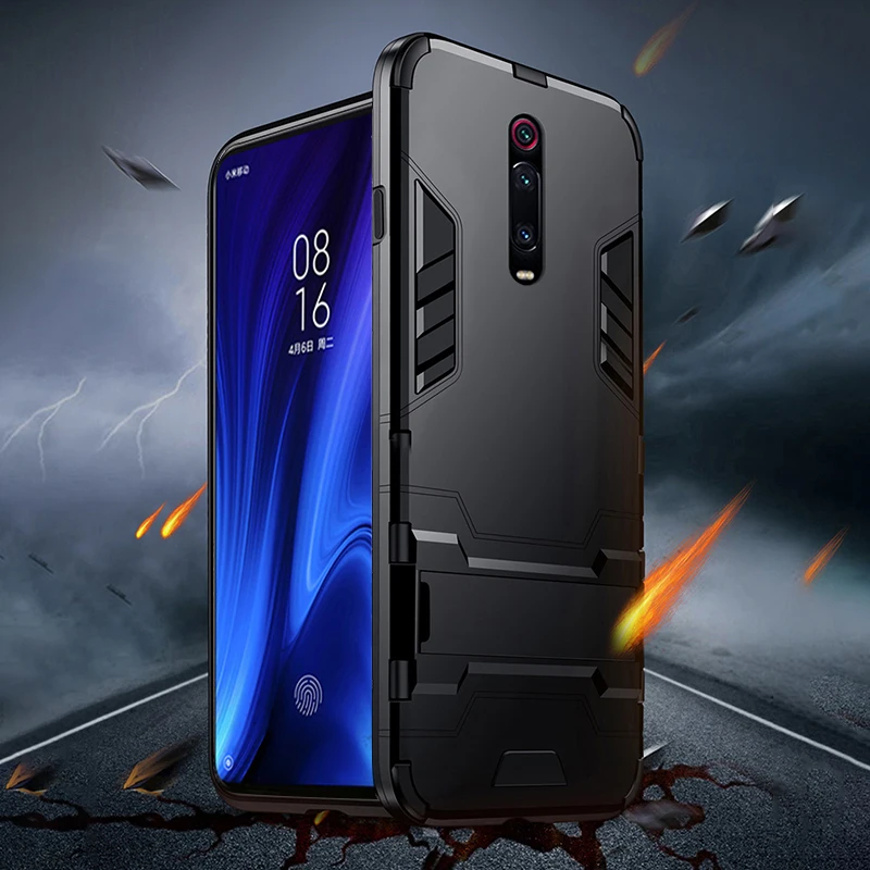 

Keajor case For Xiaomi Redmi K20 Pro Case TPU+PC Hard Plastic with Stand Dual Hybrid Cover On For Xiaomi mi 9t redmi 7 note 7
