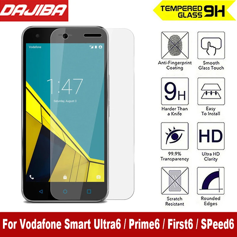 Высококачественная защитная пленка из закаленного стекла для Vodafone Smart Ultra 6 Prime First