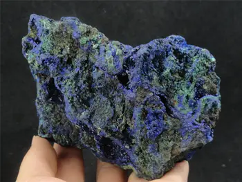 

925g PRETTY TOP NATURAL Blue AZURITE Crystal &GREEN MALACHITE Mineral Specimen