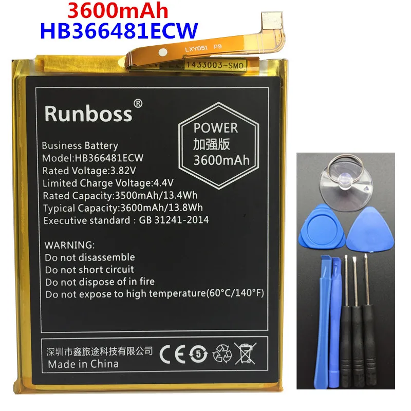 3600 мАч Высокая емкость HB366481ECW батарея для Huawei Nova 2 lite/Honor 7C AUM L41 LND AL30 AL29 AL40 TL30 TL40 +