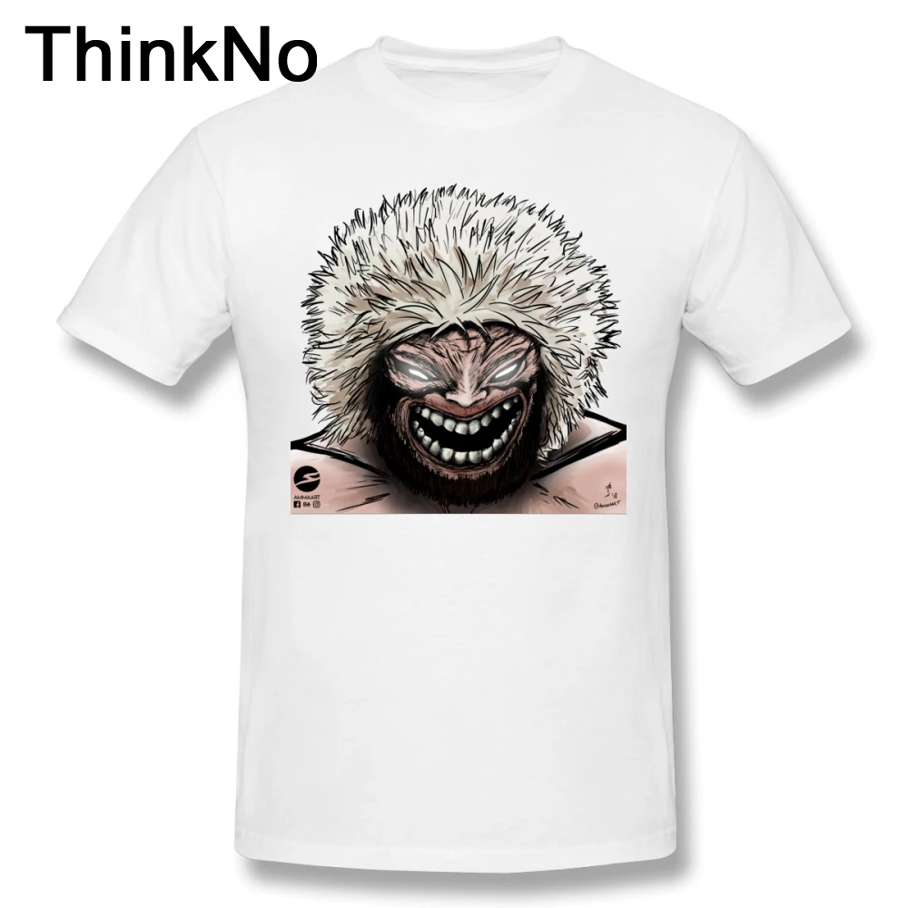 

Cartoon Khabib Nurmagomedov t shirt Doomsday Original By Ammaart UFC T-shirt Unisex Great Round Collar T-shirt