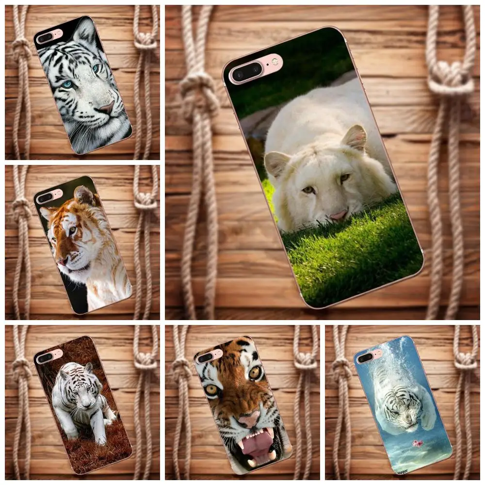 Золотой свет и белый тигр для huawei G8 Honor 5C 5X6 6X7 8 9 Y5II Коврики P7 P8 P9 P10 P20 Lite Plus 2017 Мягкий