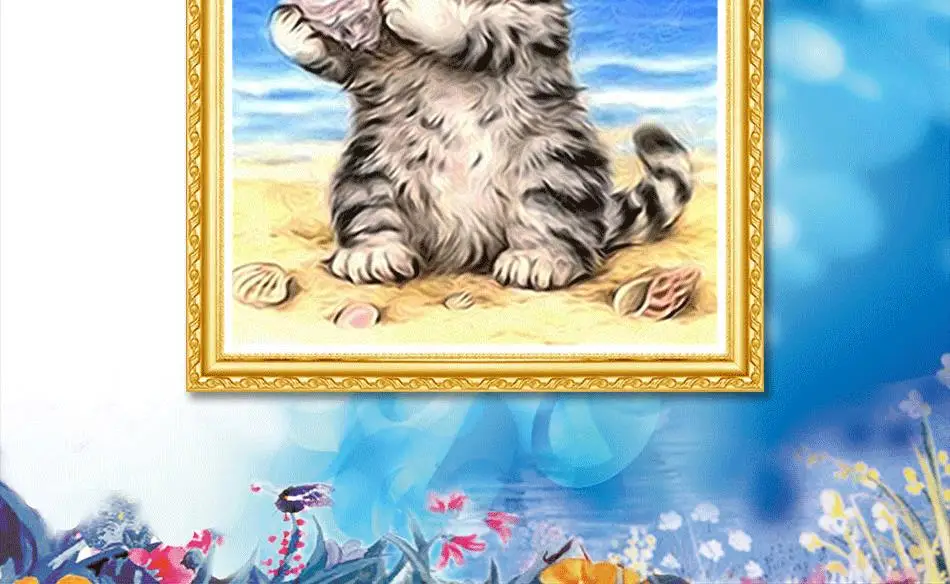 Diamond Painting Diamond embroidery 5d diy full square animals cat- diamond mosaic diamant painting new arrivals