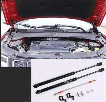 

For JEEP COMPASS 2017 2018 2019 2x Engine Cover Support Rod Hydraulic Hood Car Style Accessories