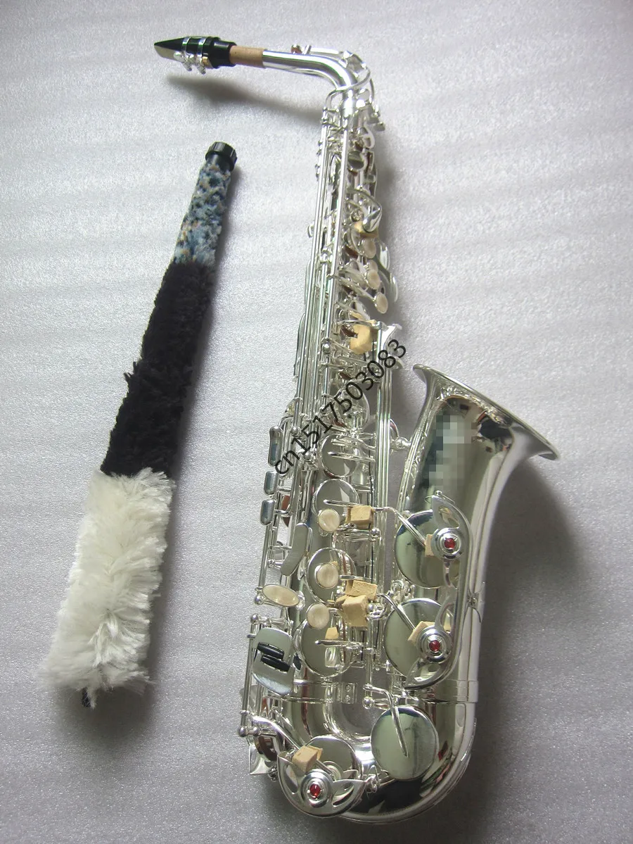 

Alto saxophone High-quality Musical Instruments Silver saxophone Suitable for professional and primary school Gift way shipment