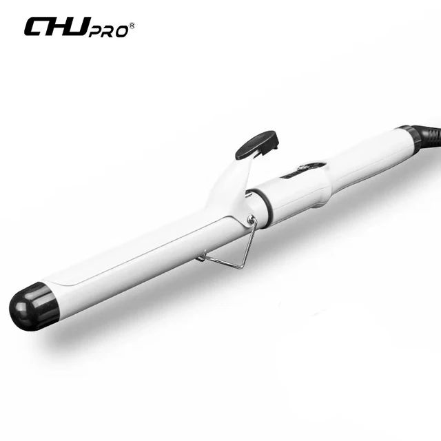 

CHJ Professional Electric 25mm Curling Wand Fluffy Curl Iron Rotating Ceramic Hair Curling Iron Wave Curlers Hair Styling Tools