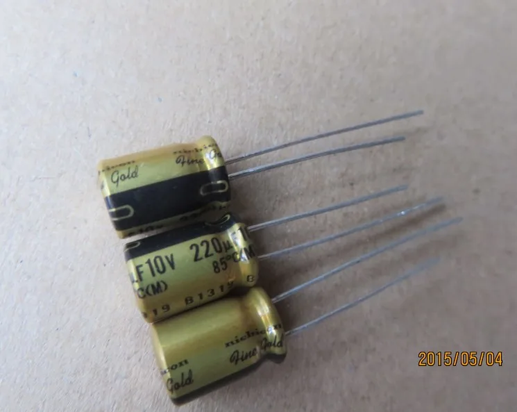 20 шт./50 шт. аудио конденсатор nichicon 220 мкФ 10v FG серии fine gold супер электролитические