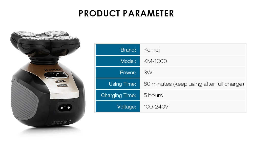 kemei model km 1000