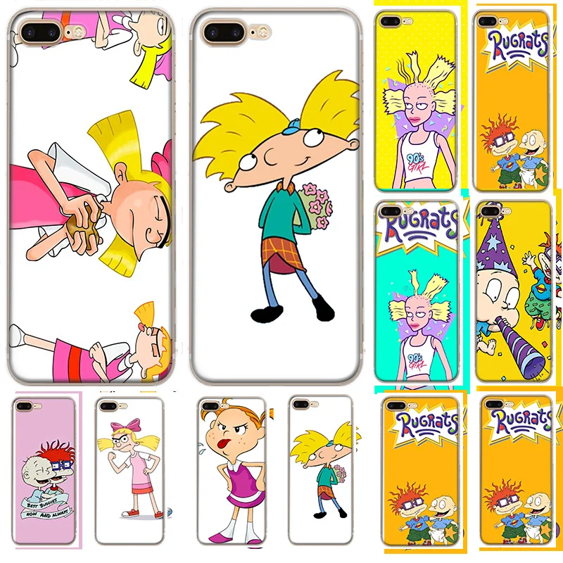 

Rugrats Case Phone Cover For iPhone XR Max XS X 8 7 6s 6 5 5s SE Plus soft tpu