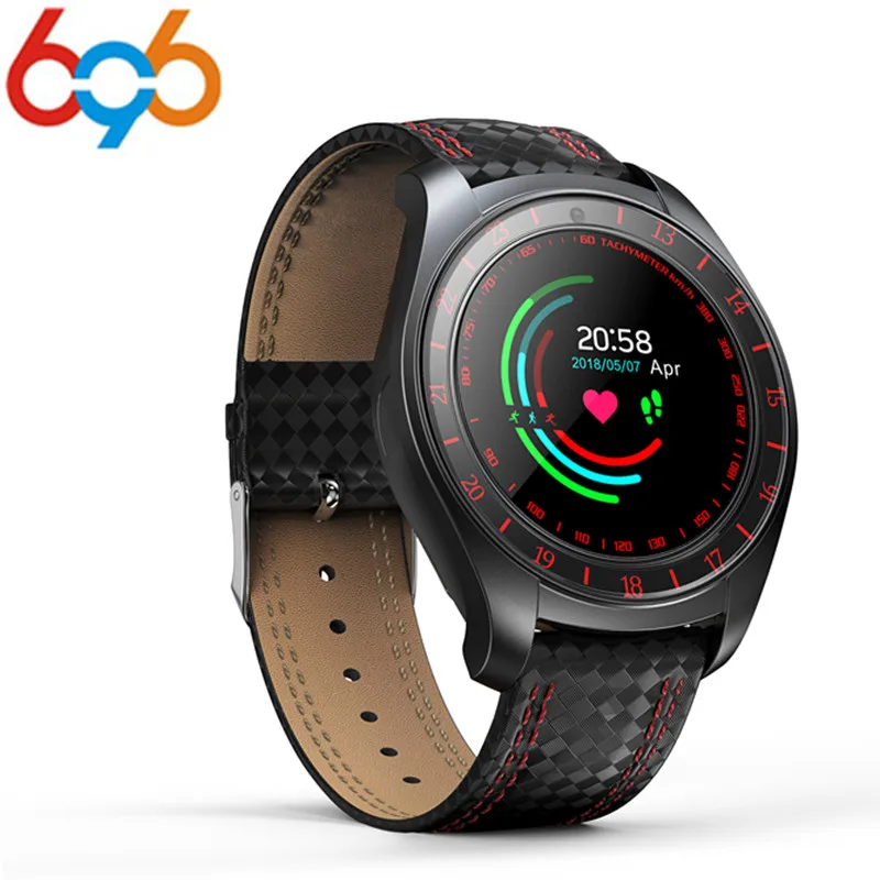 

696 V10 Smart Watch Men with Camera Bluetooth Smartwatch Pedometer Heart Rate Monitor Support Sim Card SMS Wristwatch
