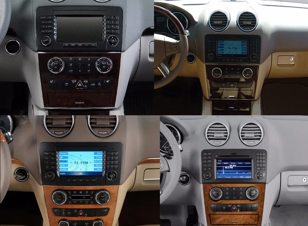 Best 1024*600 8 Octa Core 2GB RAM Android 6.0 Car DVD Player For Mercedes Benz ML GL Class W164 X164 Radio GPS Navigation 4G SIM LTE 2