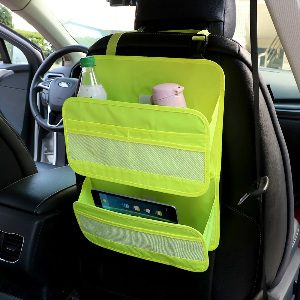 Car Back Seat Organizer Food Beverage Storage Bag Universal Trunk