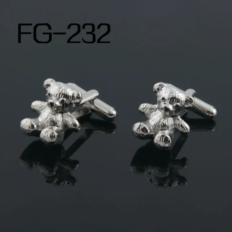 

Fashion Cufflinks FREE SHIPPING:High Quality Cufflinks For Men FIGURE 2016Cuff Links Bear Wholesales