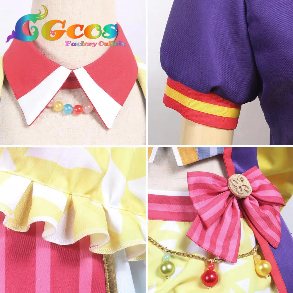 CGCOS Косплей Костюм COS BanG Dream! Здравствуйте, HappyWorld, 2-е платье Kokoro Tsurumaki на Хэллоуин, Рождество