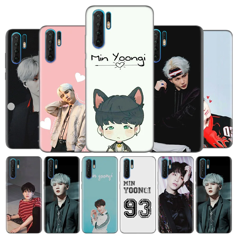 

Silicone Case Cover for Huawei Mate 20 10 P30 P20 P10 P9 Nove 5 5i Pro Lite P Smart Z Plus 2019 Phone Protective Bags Min Yoongi
