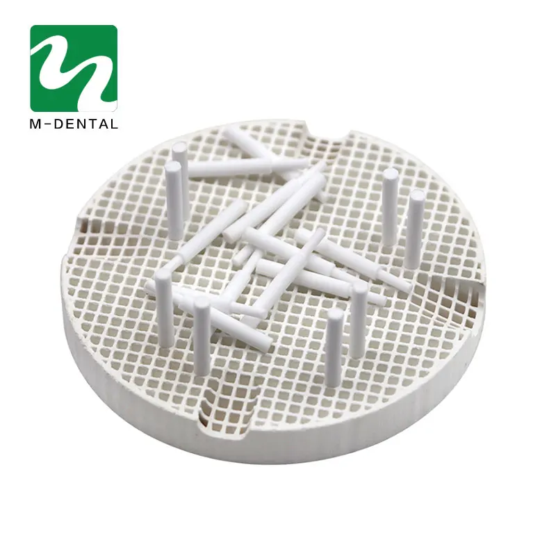2 шт./упак. Dental Lab Honeycomb обжимные лотки с 20 циркониевые шпильки Equipment Бесплатная