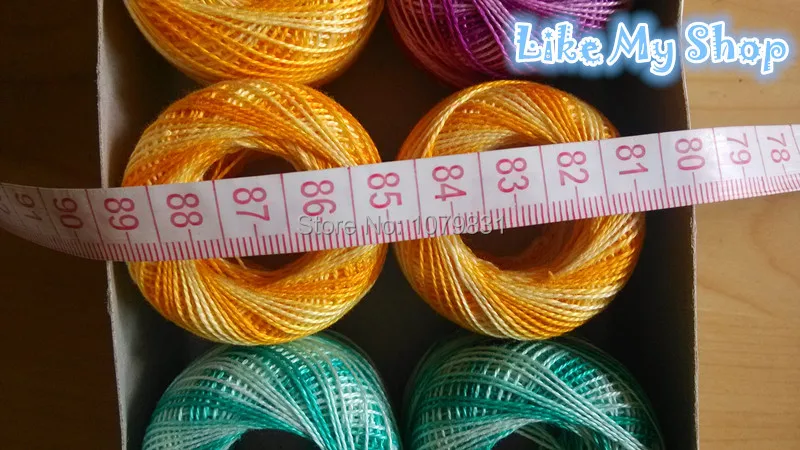 Плетеная нить из 100% хлопка 8 S перекрестная для вышивания крестиком|embroidery