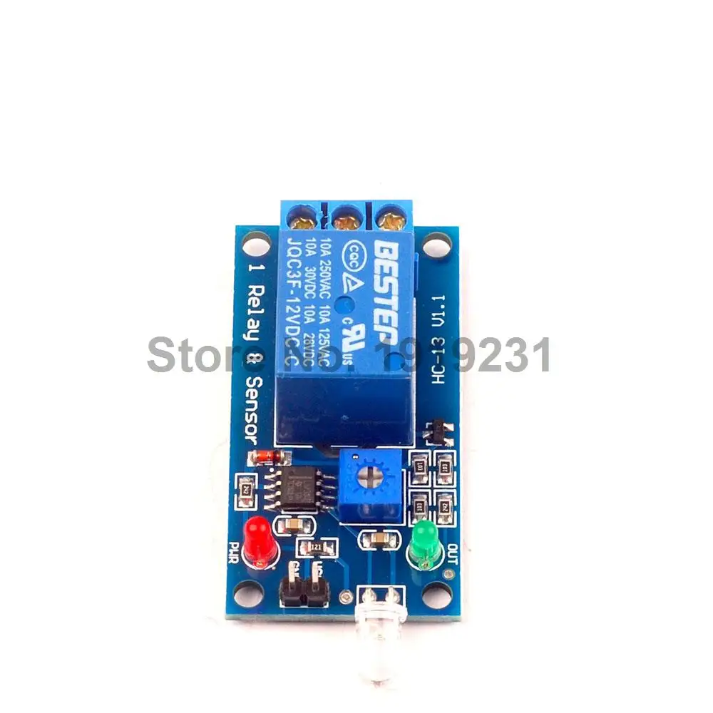 

12V Photodiode Module Relay Module Optical Switch Light Detection Sensor Module