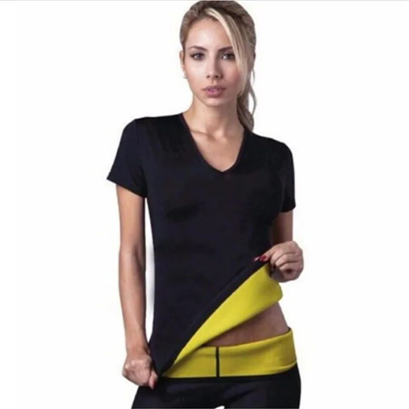 

2018 Hot Running T-shirt Neoprene Top Vest Waist Trimmer with Adjustable Waist Trainer Belt Slim Waist For Lost Weight