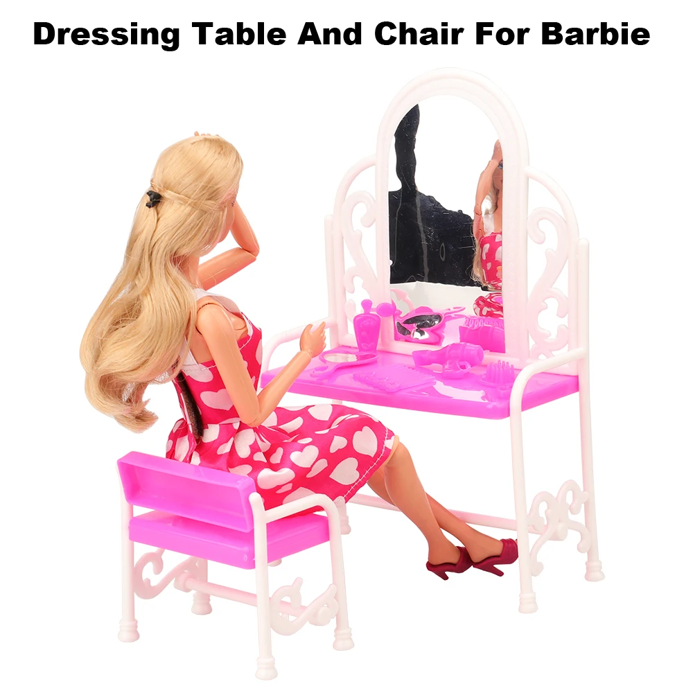 barbie chair table