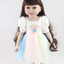 Дизайн 18 дюймов Мода Игровая кукла Образование игрушка для девочек подарок на день рождения и игрушки