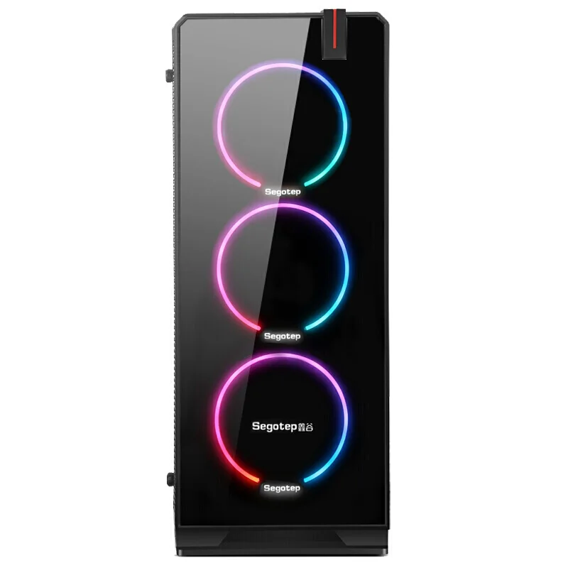  D2 i7 8700 DIY Gaming PC Desktop 120mm RGB Water Cooler Liquid Cooling Computer GTX1060 GPU 240GB S