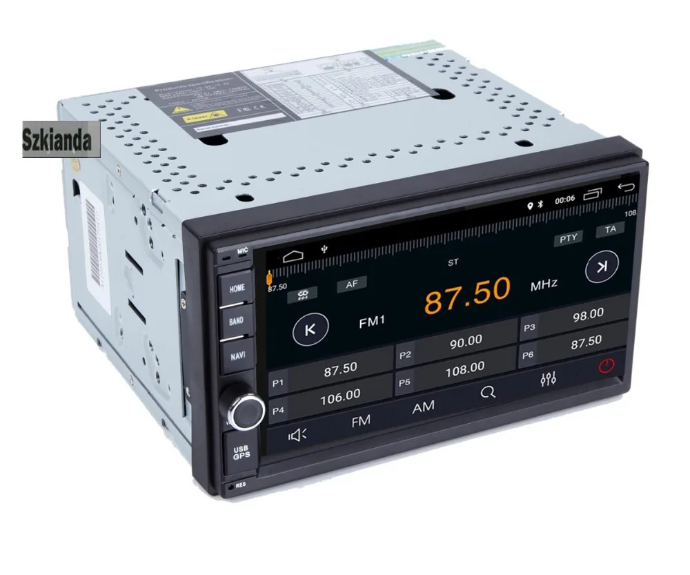 Cheap Car DVD GPS android 8.1 Player 2 din radio New universal GPS Navigation Multimedia For Nissan Toyota Volkswagen Mazda BYD Kia VW 5