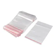 100 шт. " x 6" ясно 2Mil поли Пластик закрывающимися Zip замок молния сумки