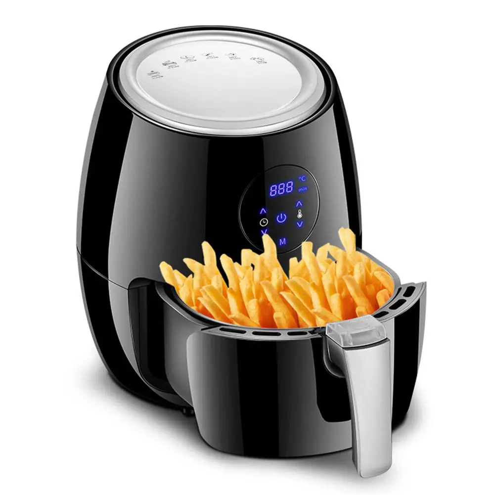 Adoolla 220V 3.8L Household Intelligent Touch Screen Smoke-Free Electric Fryer